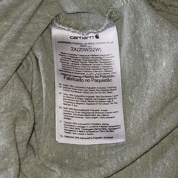 Carhartt Mens 2XL Pullover Short Sleeve Crew Neck Relaxed Fit T Shirt - Picture 4 of 9